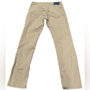 Mavi Marcus slim straight tan jeans size 32x32